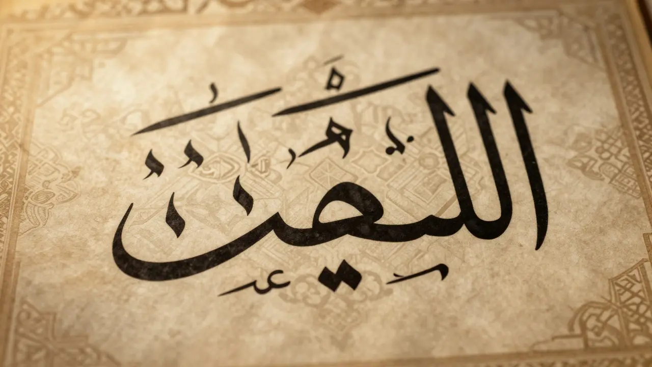 Как правильно написать Аллах на арабском языке: руководство по каллиграфии