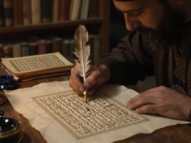 Какой религии относится арабская каллиграфия?