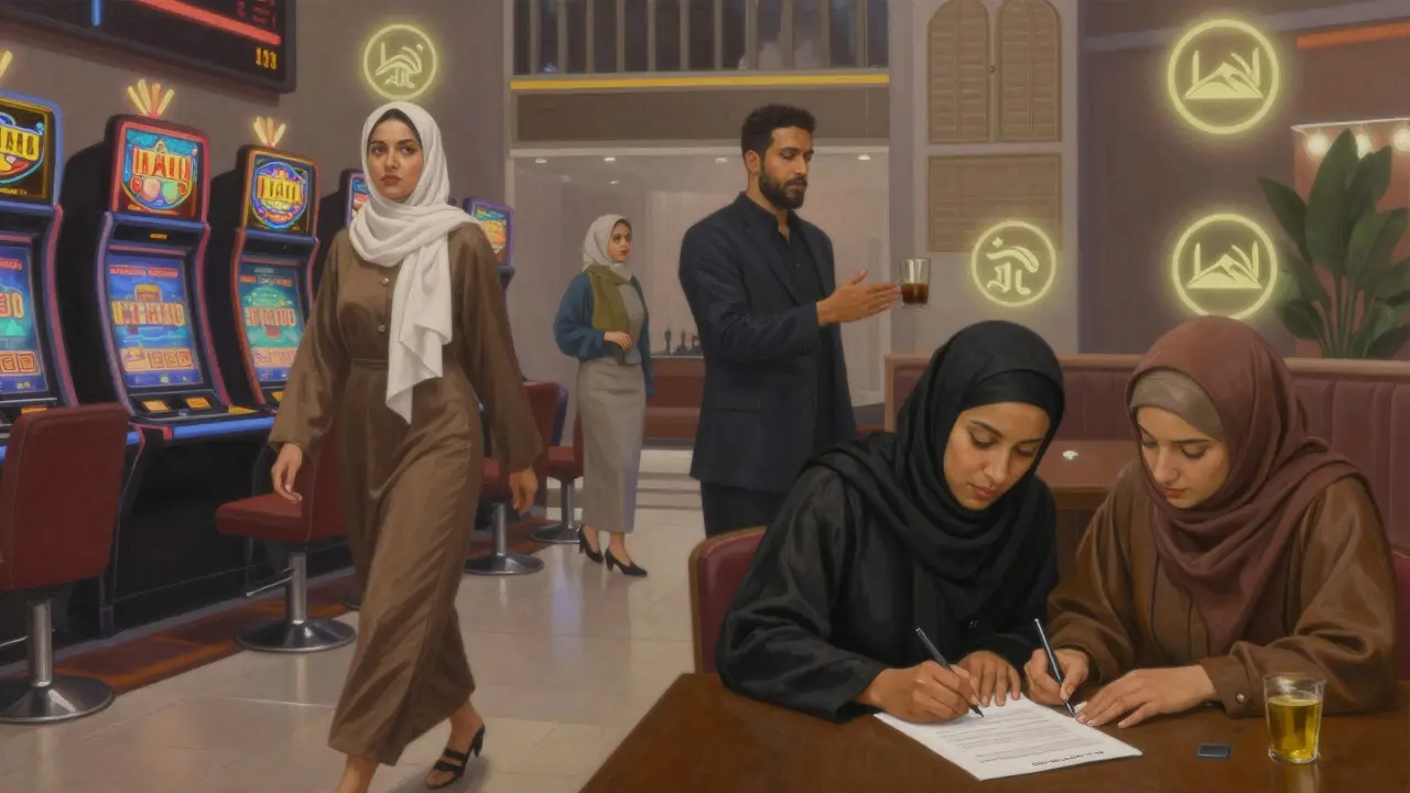 Люди в городе делают осознанный выбор в пользу исламских запретов: казино, алкоголь, несправедливые финансы.